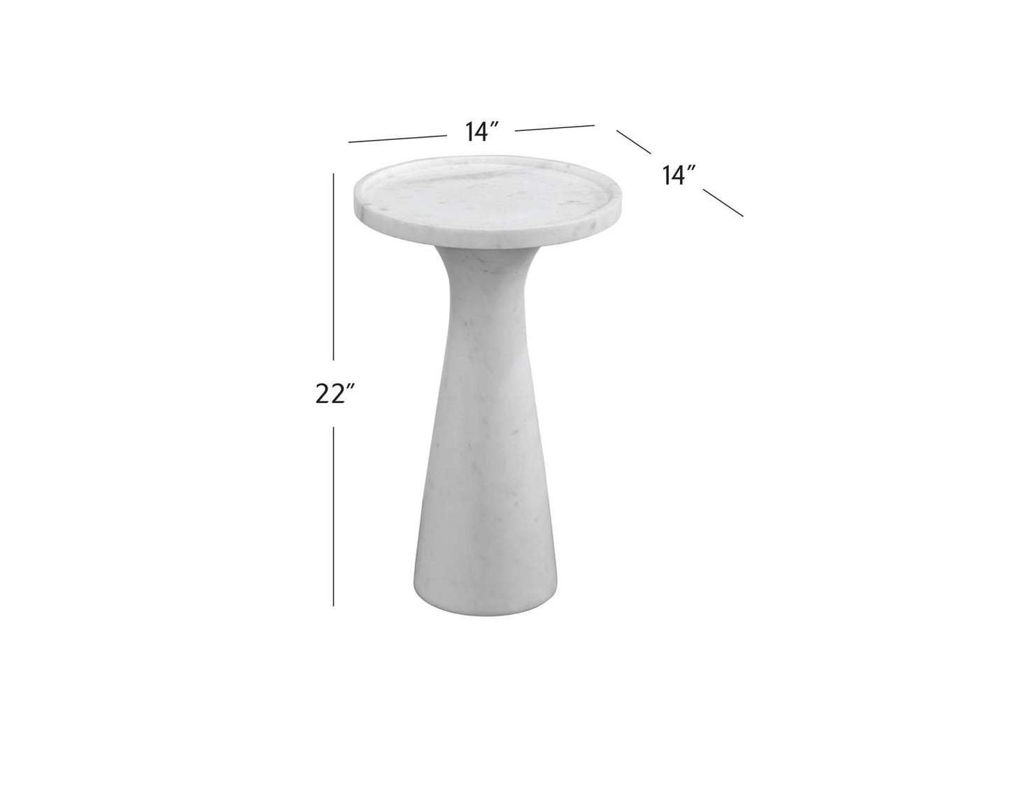 Baird Accent Table - Dimensional