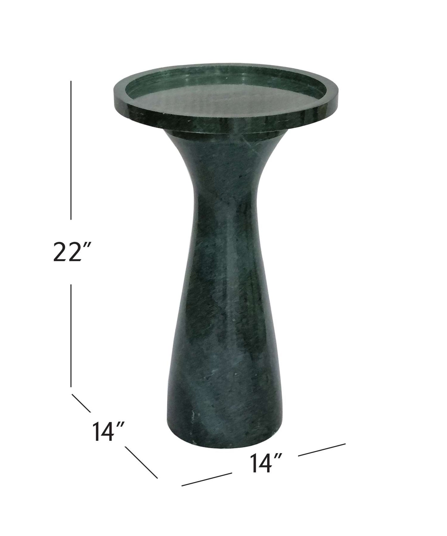 Baird Emerald Accent Table - Dimensional
