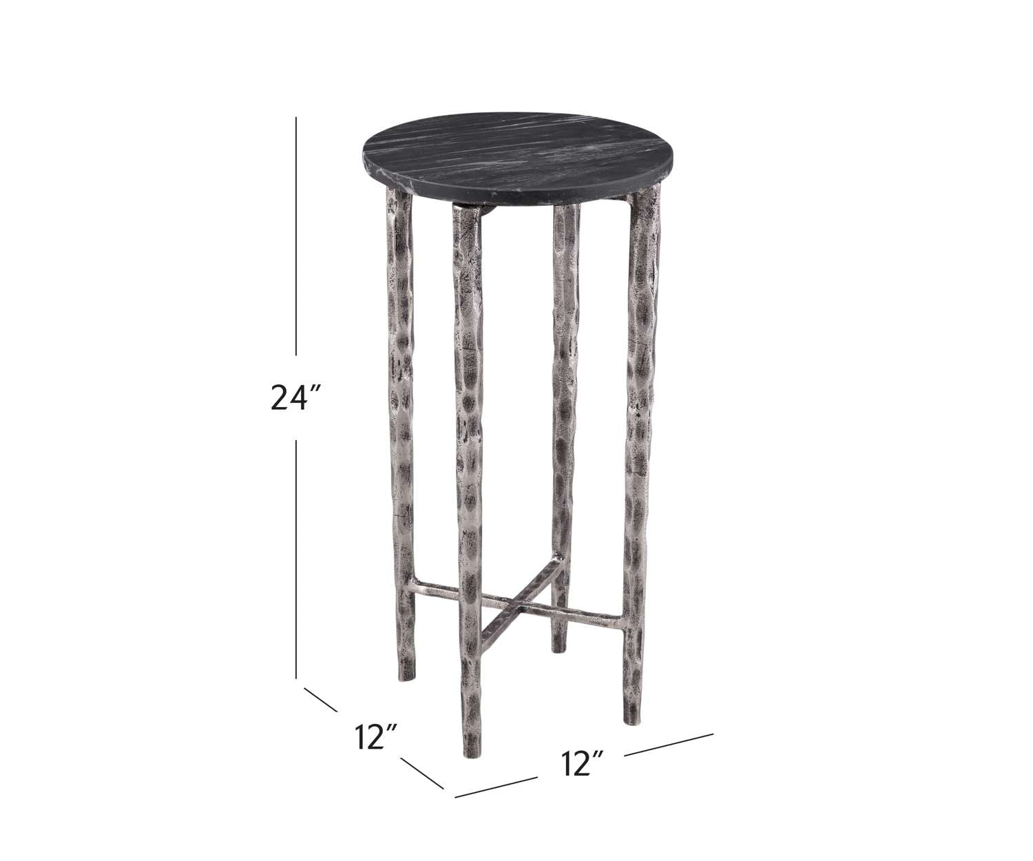 Mendez Accent Table - Dimensional