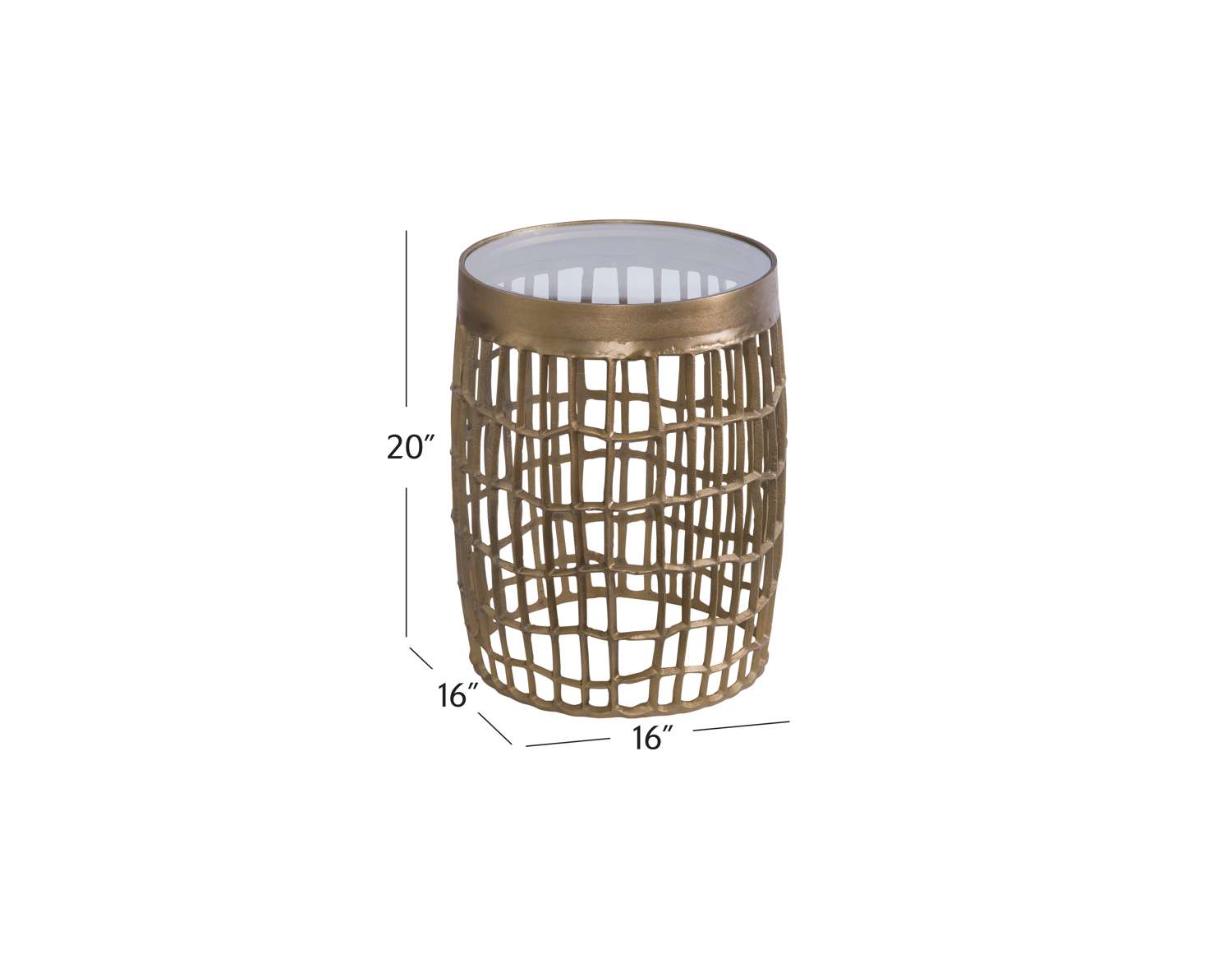 Harper Accent Table - Dimensional