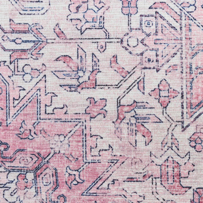 Nourison Pink Machine Washable Rug - Swatch