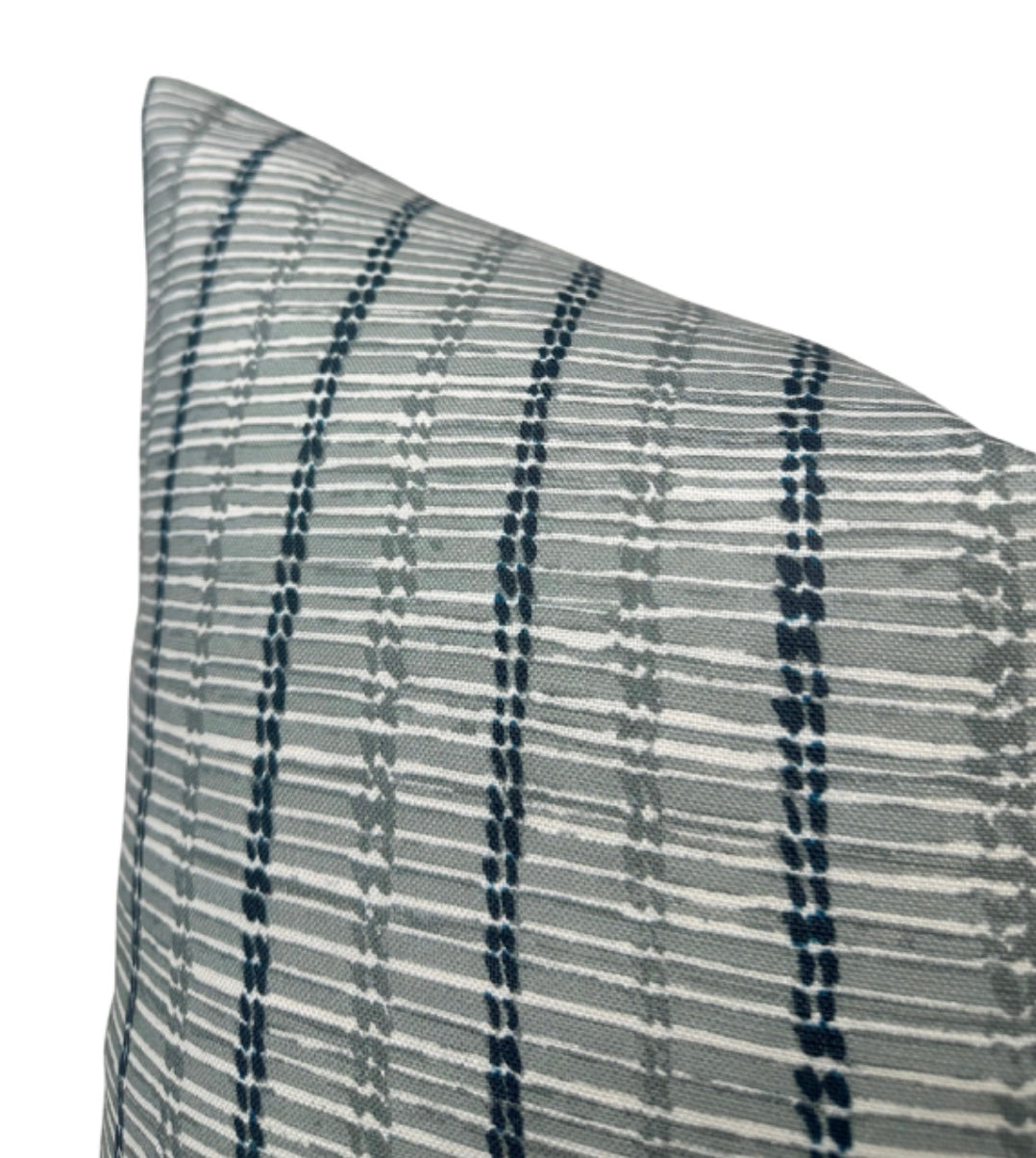 Taza Pillow in Mineral Blue