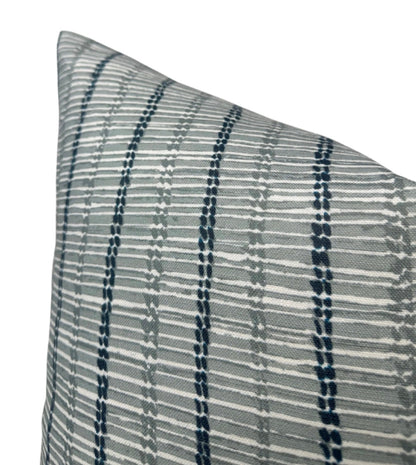 Taza Pillow in Mineral Blue