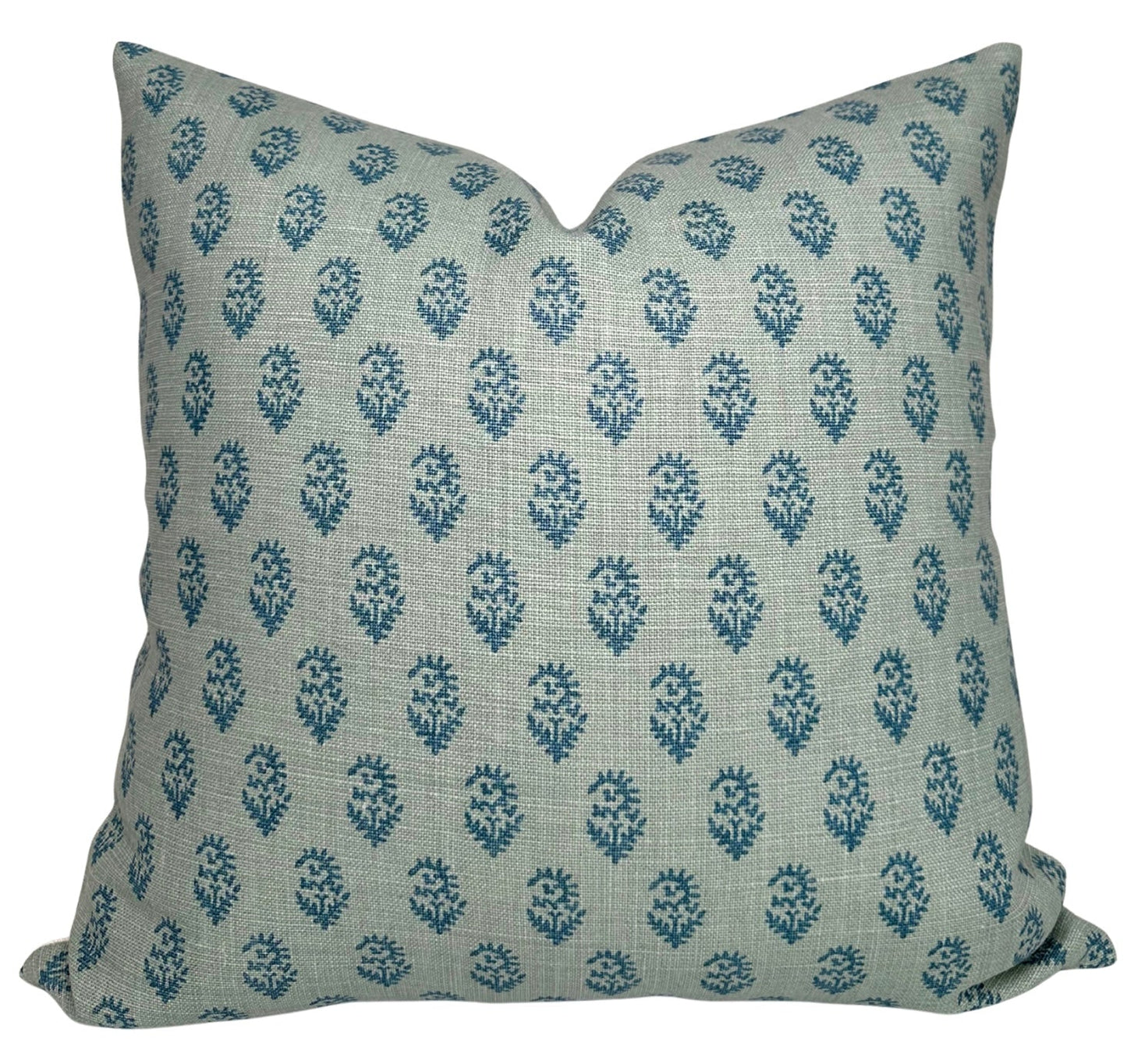 Rajmata Tonal Pillow in Blue/Blue