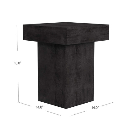 Padula Square End Table - Dimensional