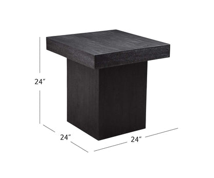 Padula Large End Table - Dimensional