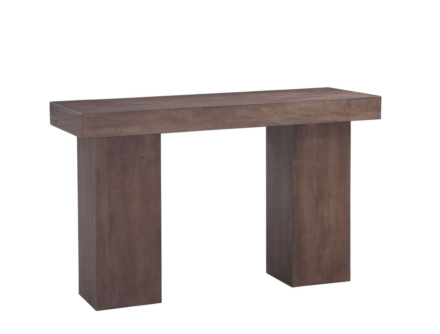 Padula Brown Oak Console - Angle