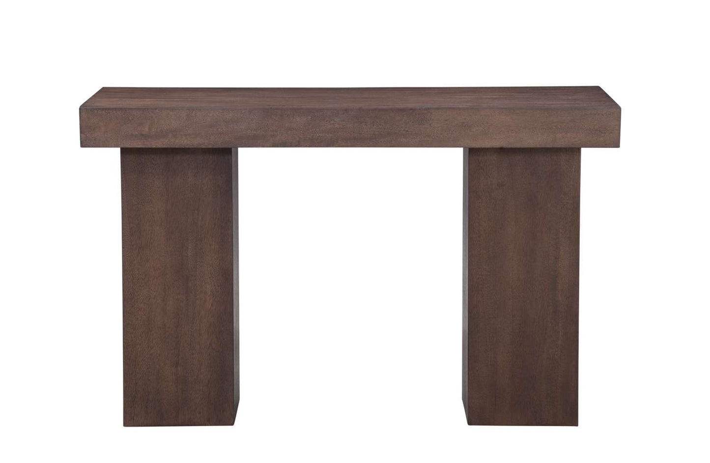 Padula Brown Oak Console - Straight On