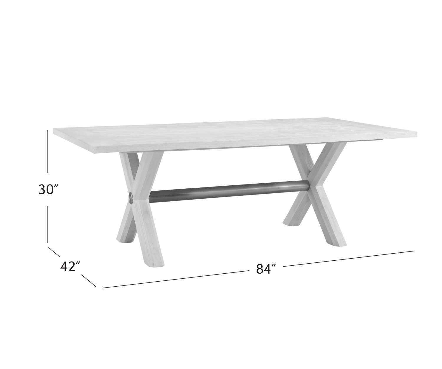 Nadine Dining Table - Dimensional