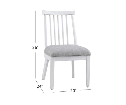 Nadine Dining Chair (Set of 2) - Dimensional