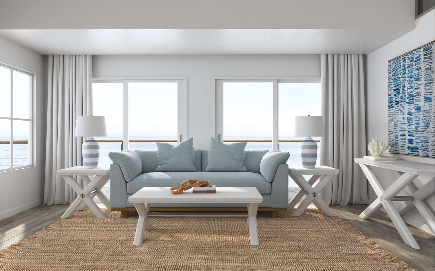 Nadine Coffee Table - Room Scene