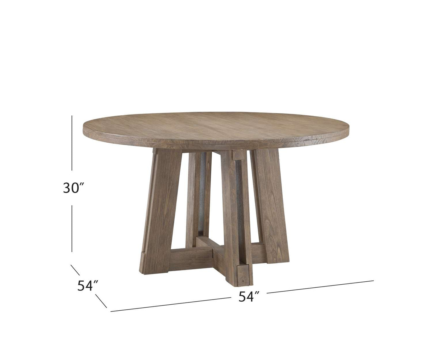 McGuire Dining Table - Dimensional