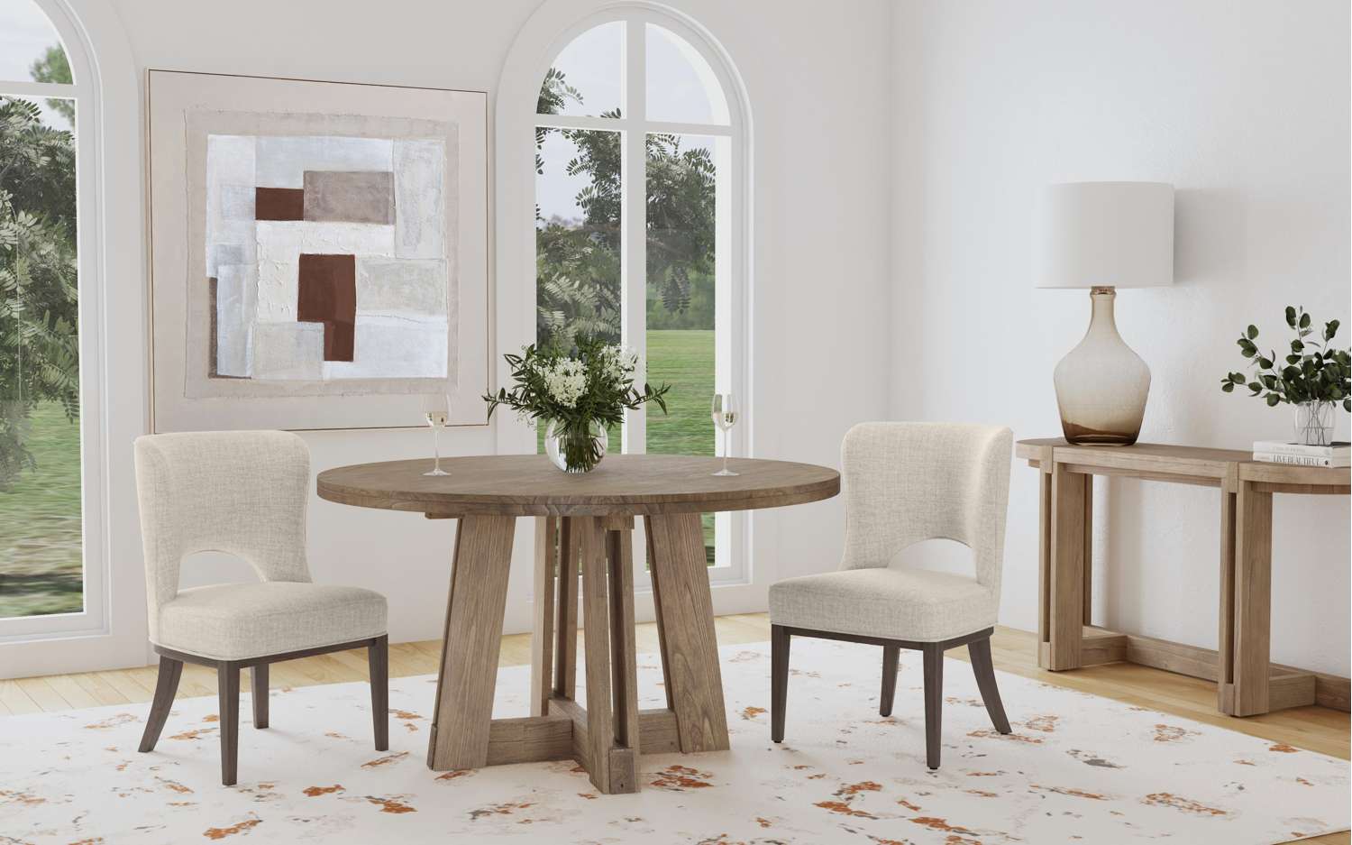 McGuire Dining Table - Room Scene