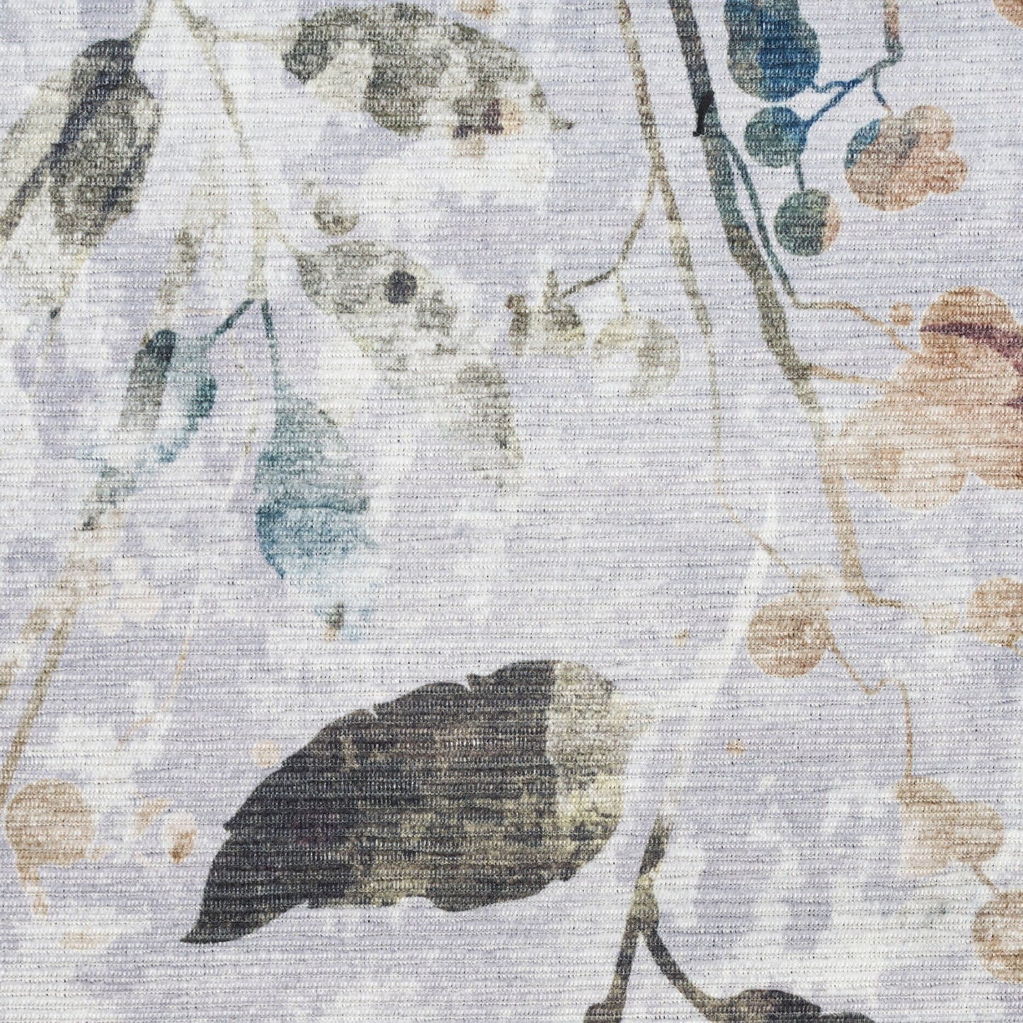 Nourison Grey & Multicolor Machine Washable Rug - Swatch