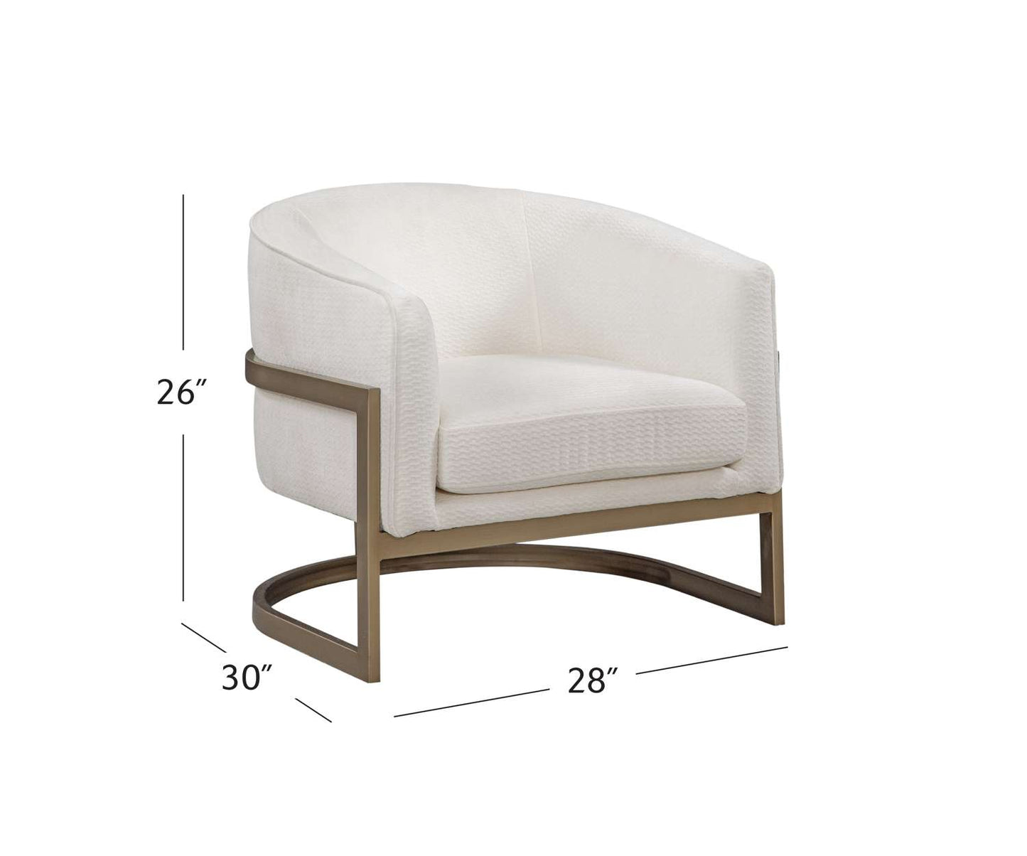 Neve Accent Chair - Dimensional