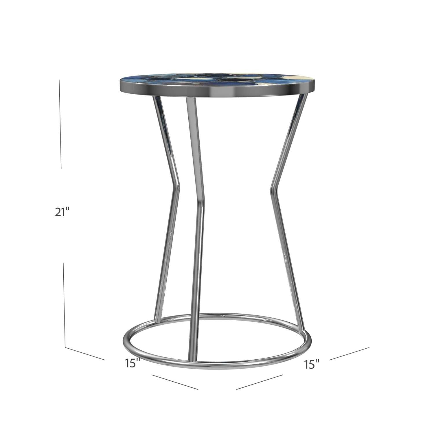 Lauer Accent Table - Dimensional