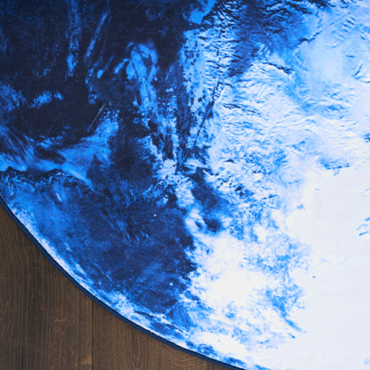 Nourison Imagination Blue Machine Washable Rug - Corner