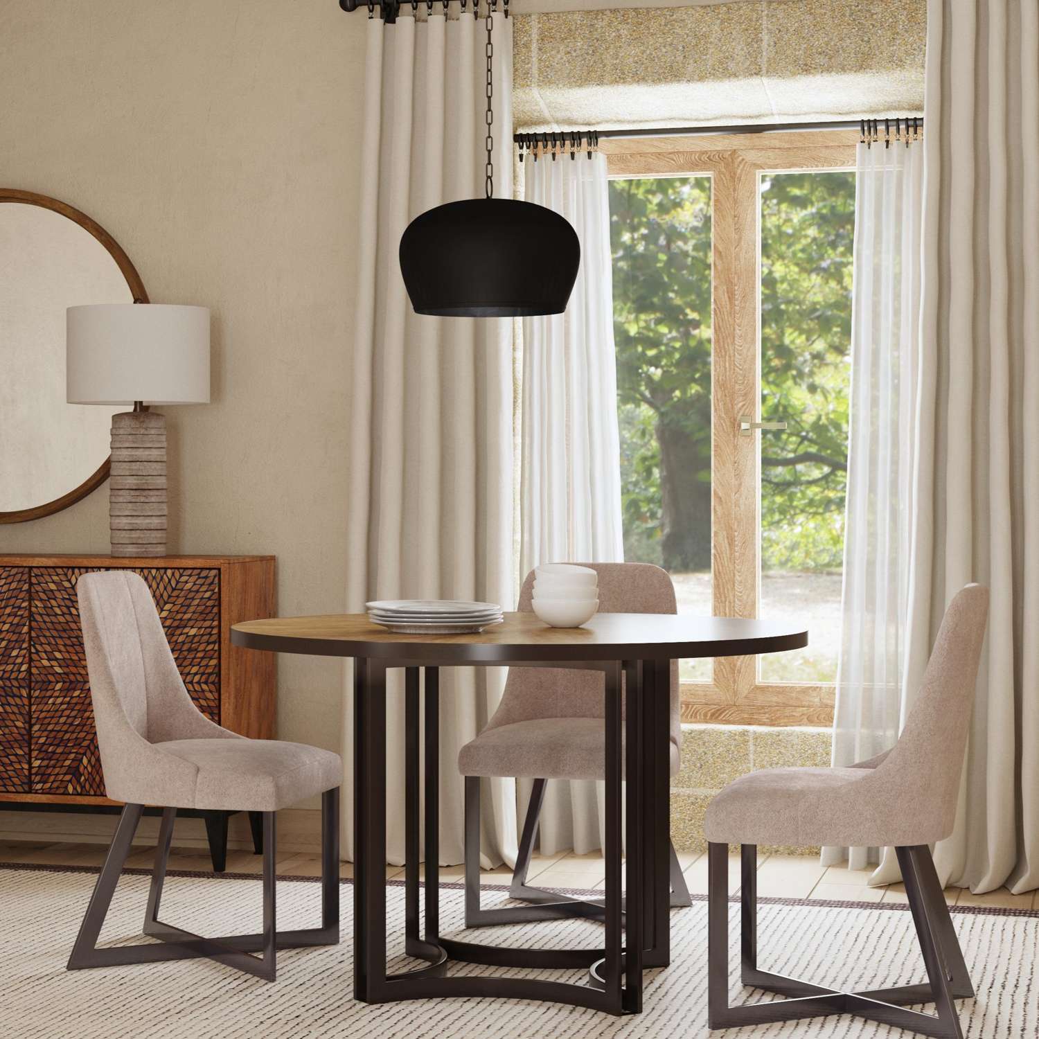 Trucco Dining Chair (Set of 2) - Room Scene