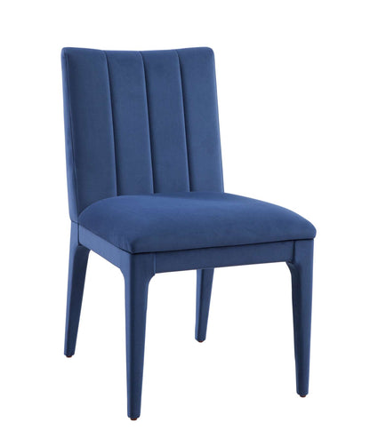 Brianne Navy Dining Chair (Set of 2) - Angle