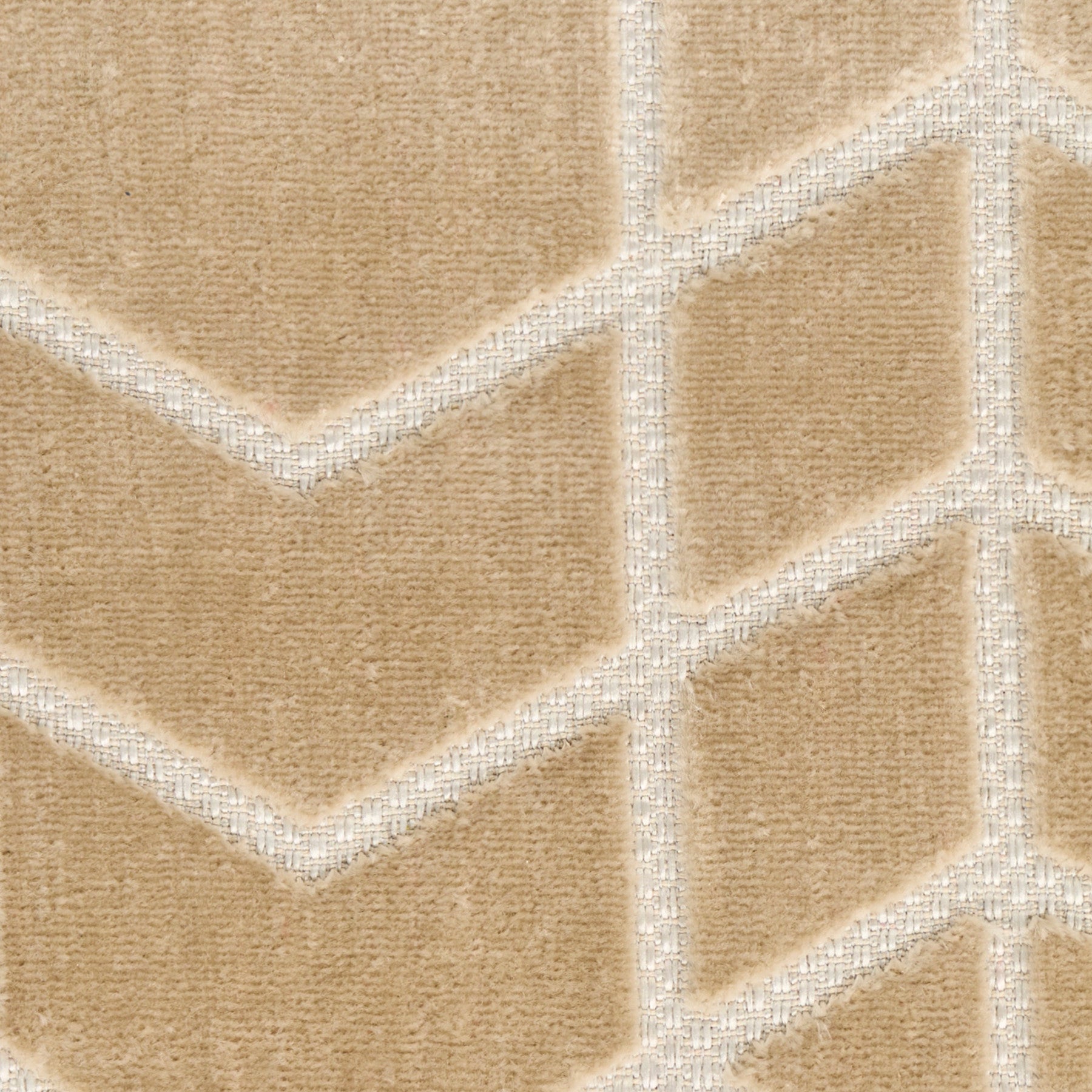 Nourison Charm Beige & Ivory Pet Friendly Machine Washable Rug - Swatch