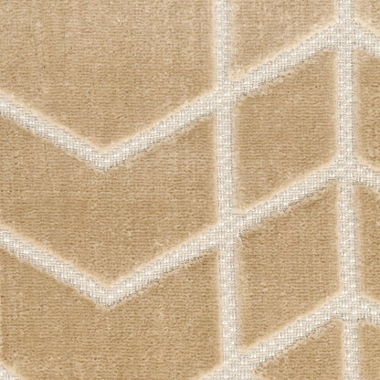 Nourison Charm Beige & Ivory Pet Friendly Machine Washable Rug - Swatch