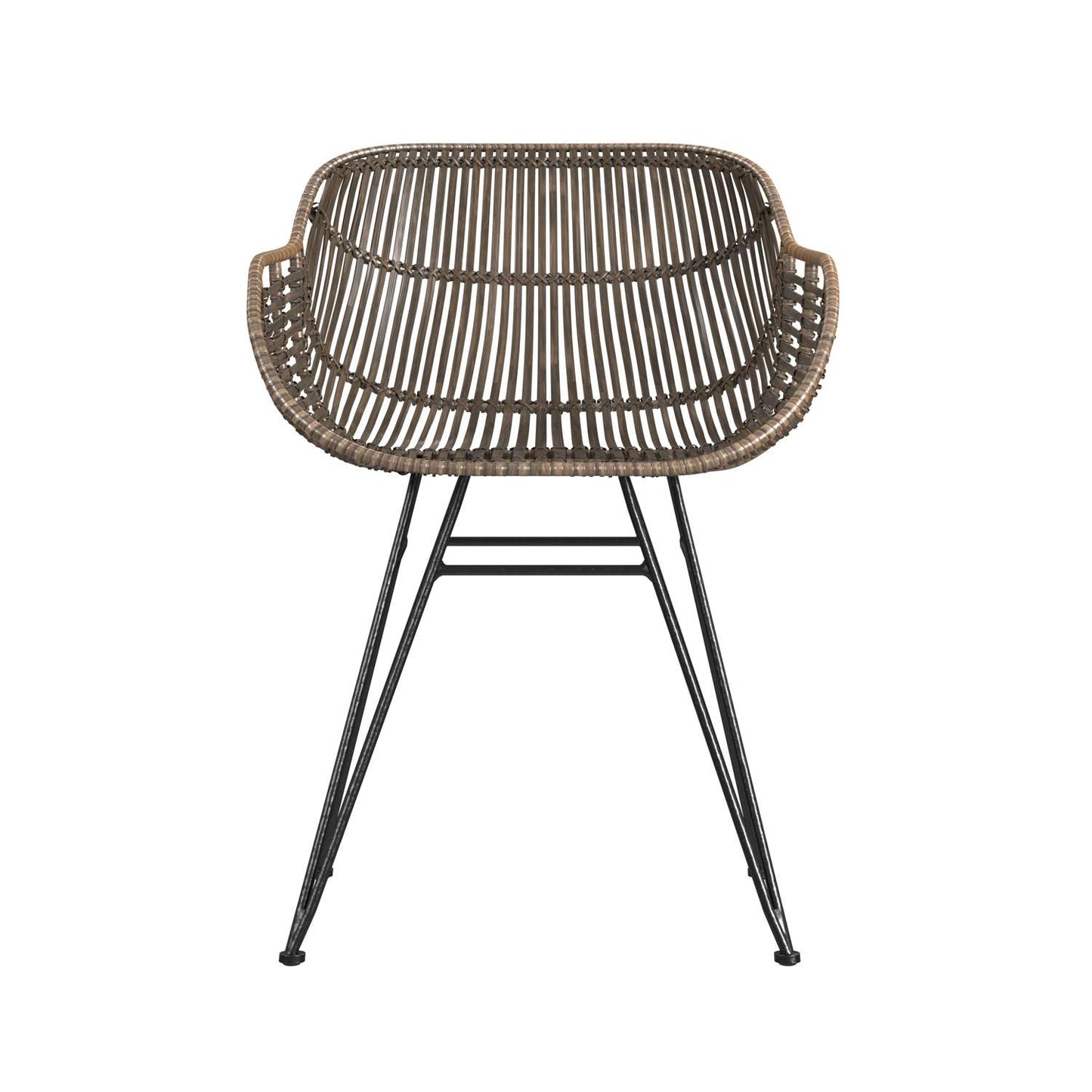 Ryanne Arm Dining Chair (Set of 2) - Straight On