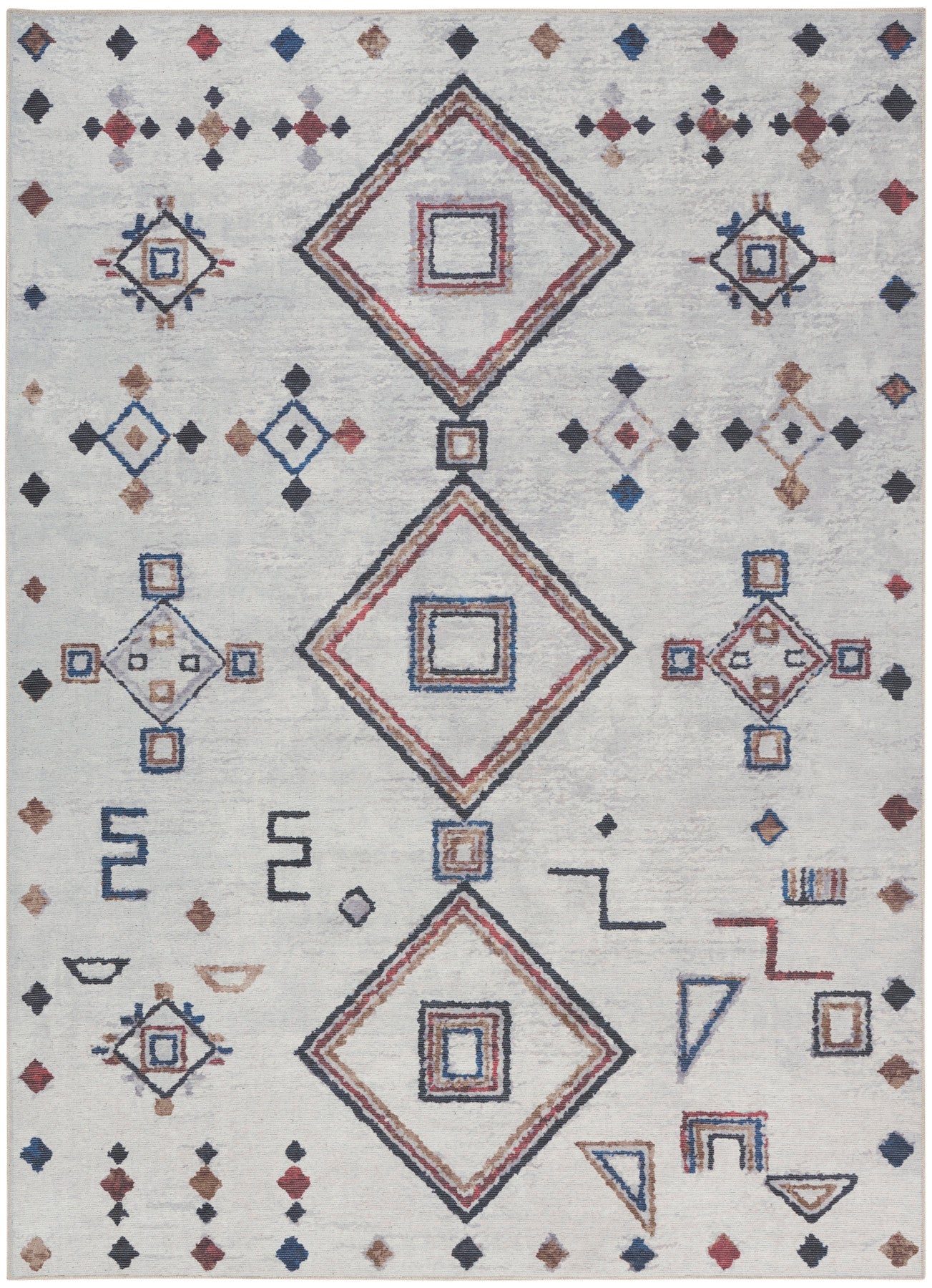 Nourison New Concept Ivory & Multicolor Machine Washable Rug - Main