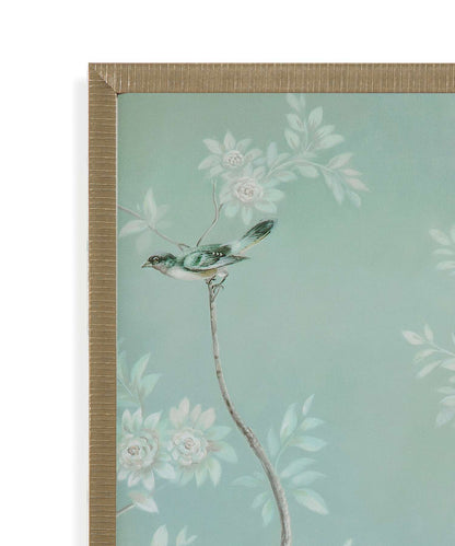 Birds & Flowers Framed Print s/2 - Detail