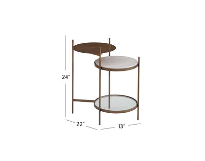 Felicity Accent Table - Dimensional