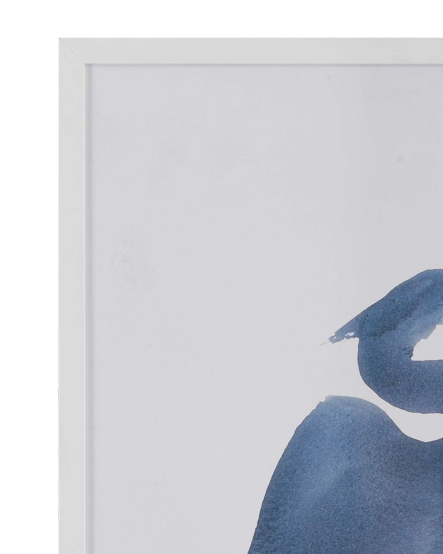 Heron In Blue Framed Print s/2 - Detail