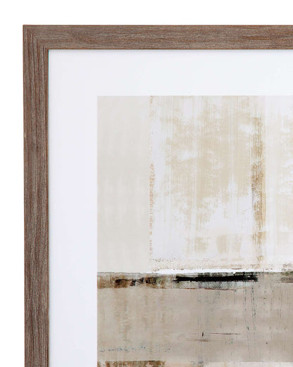 Across the Abstract Bay Framed Print s/2 - Detail