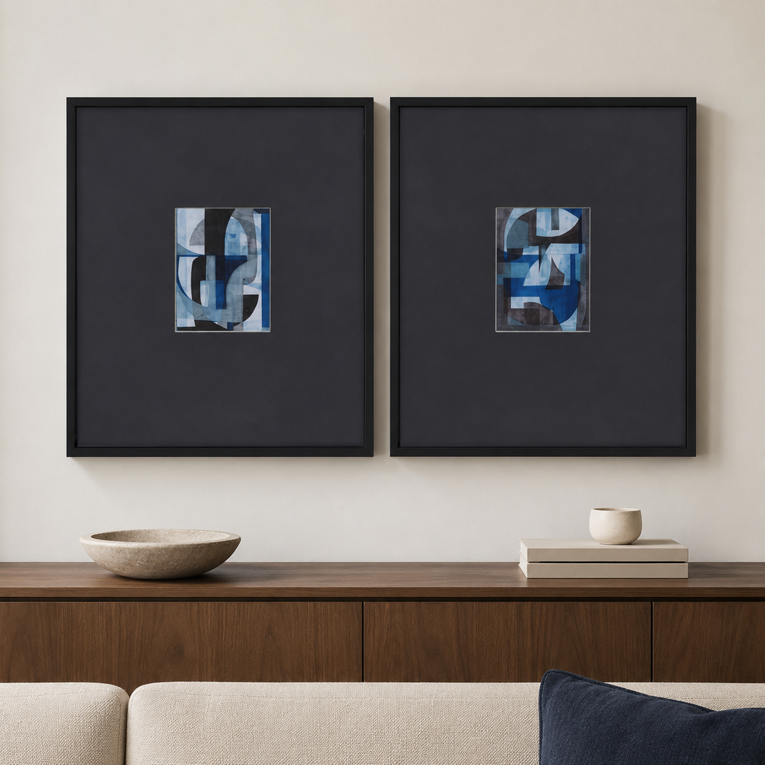 Leo Framed Print s/2 - Main