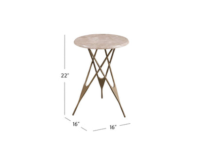 Leila Accent Table - Dimensional