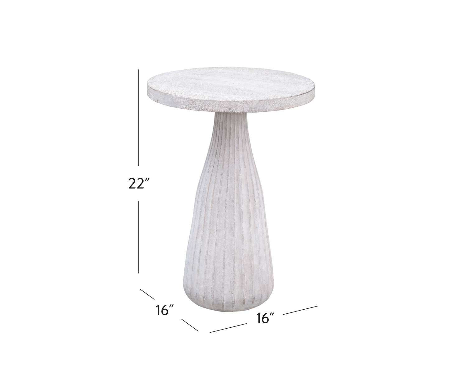 Aimee Accent Table - Dimensional