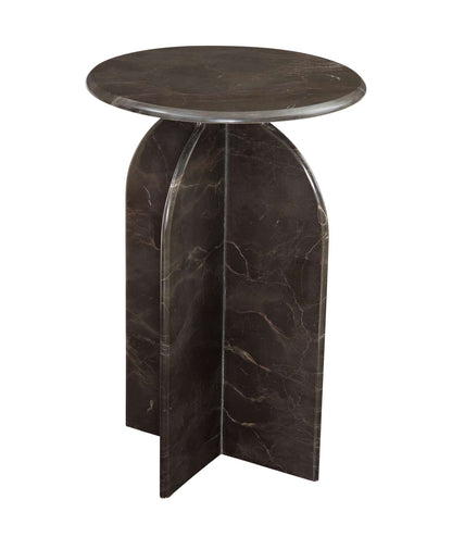 Abbey Brown Accent Table - Angle