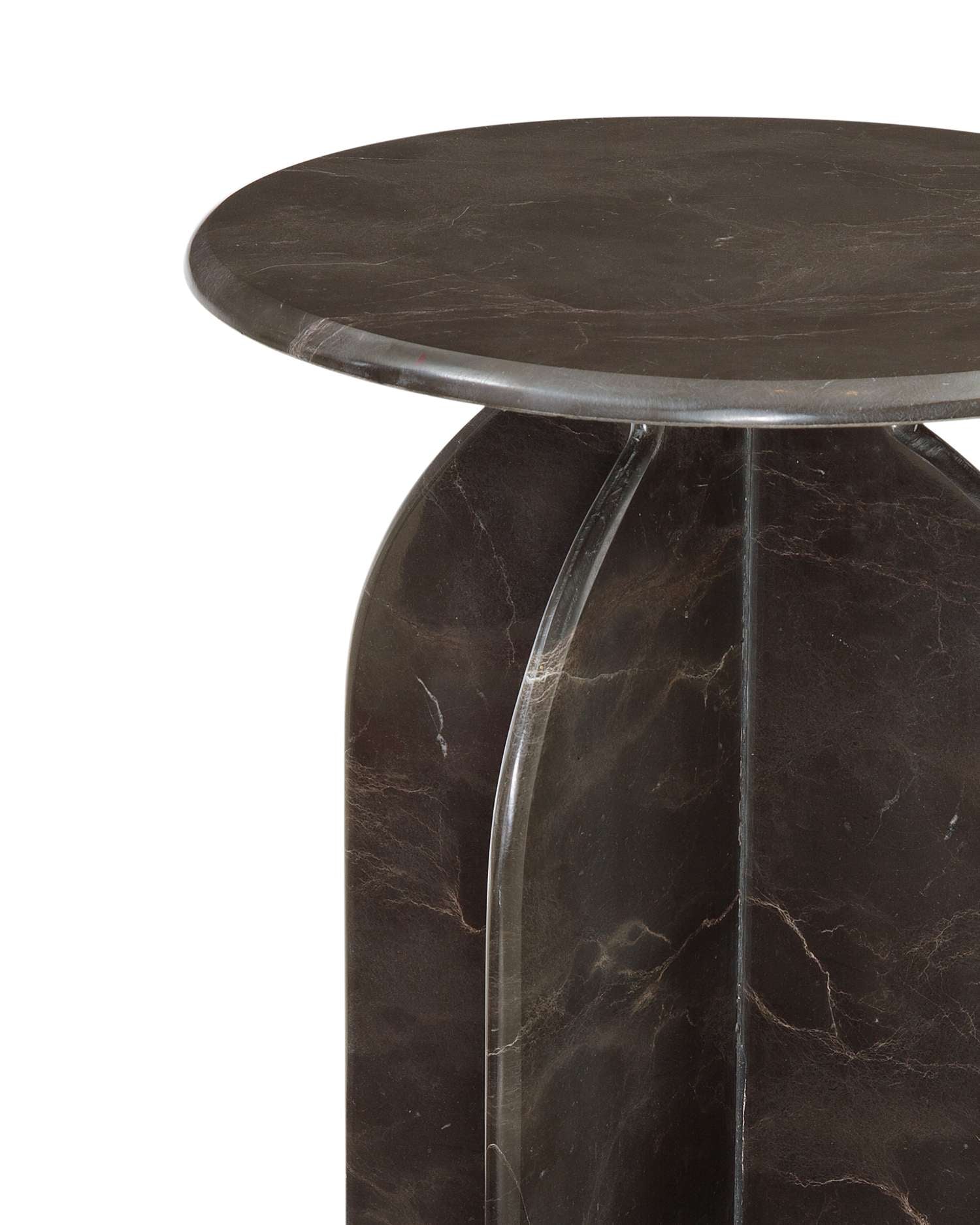 Abbey Brown Accent Table - Detail