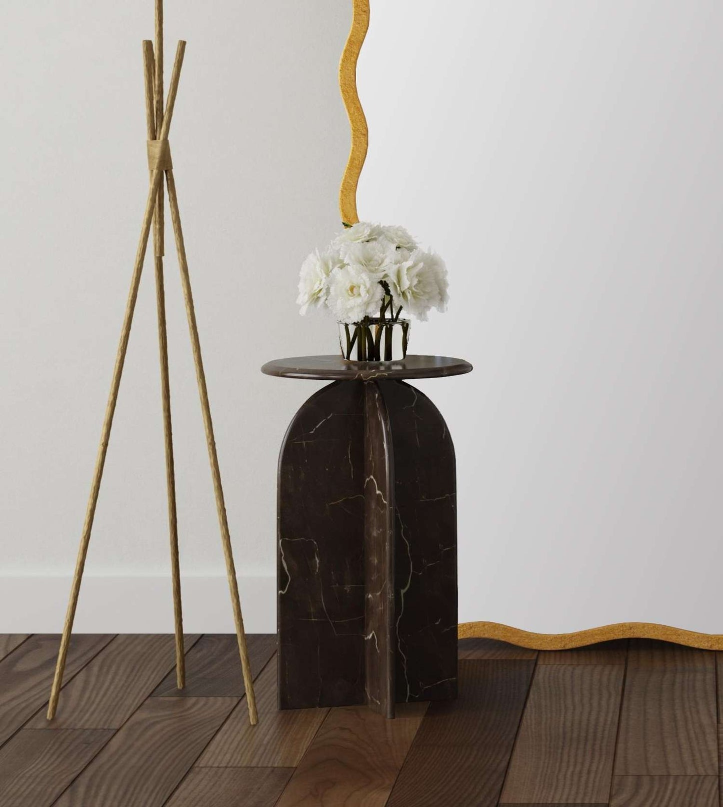Abbey Brown Accent Table - Main