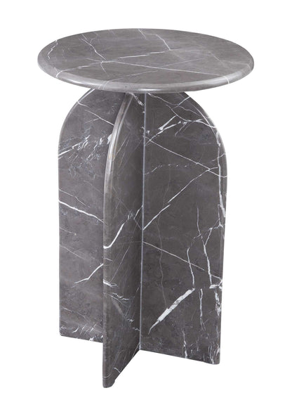 Abbey Gray Accent Table - Angle