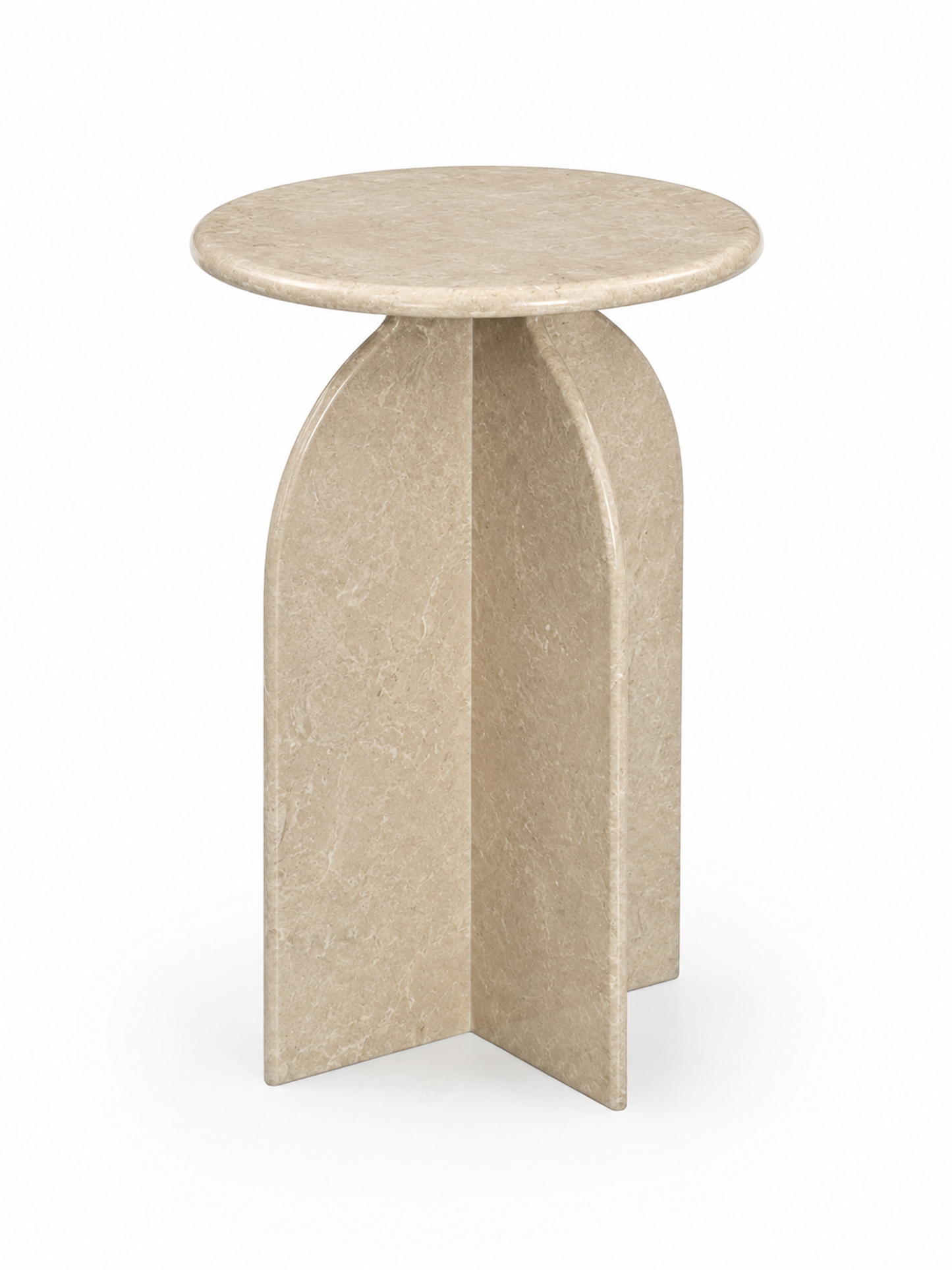 Abbey Feather Accent Table - Straight On