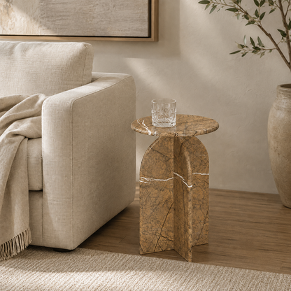 Abbey Amber Accent Table - Main