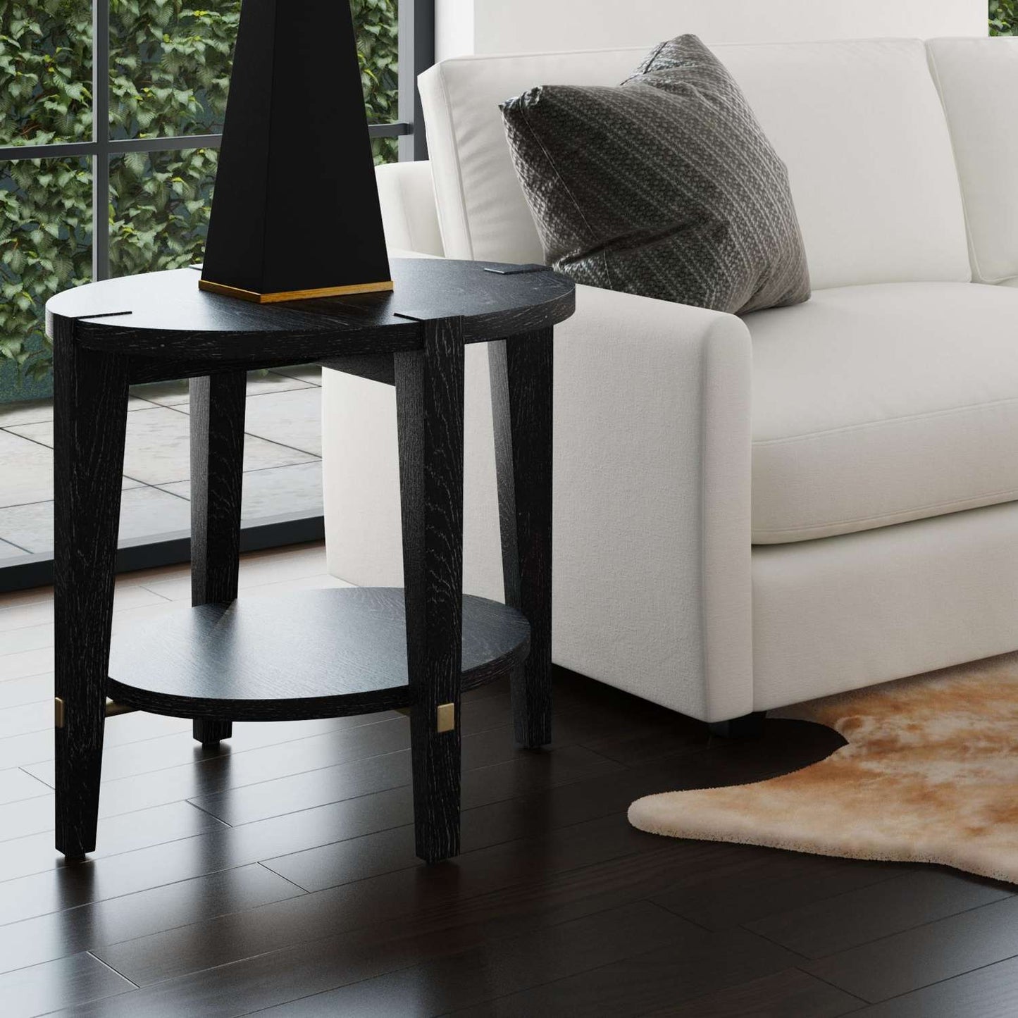 Whitfield Round End Table - Room Scene