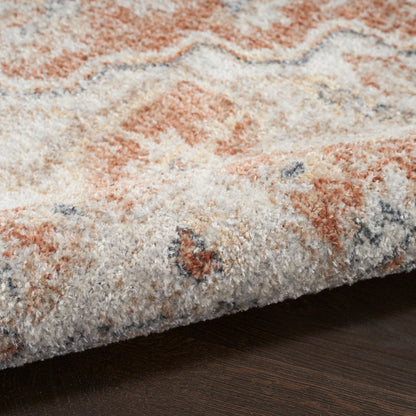 Nourison Astra Gold & Multicolor Pet Friendly Machine Washable Rug - Texture