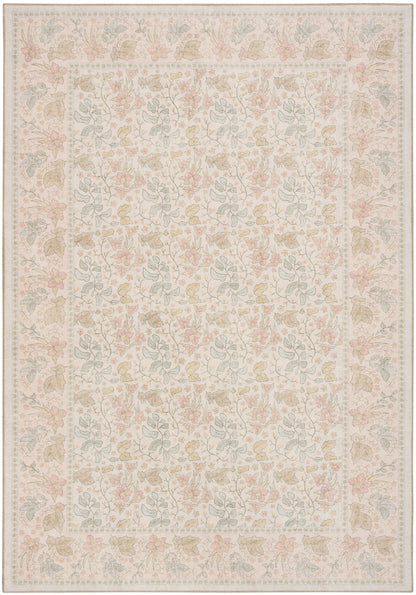 Nourison Botanical Beige & Multicolor Machine Washable Rug - Main