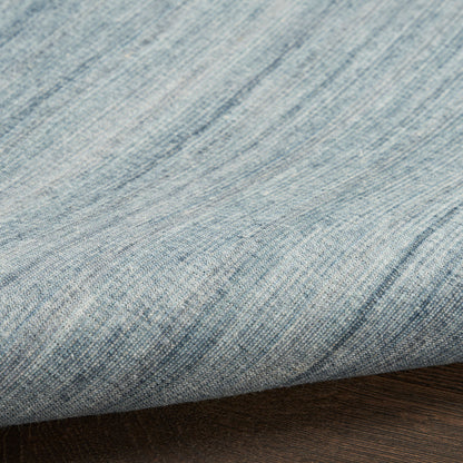 Nourison Essentials Loom Woven Aqua Machine Washable Rug - Texture