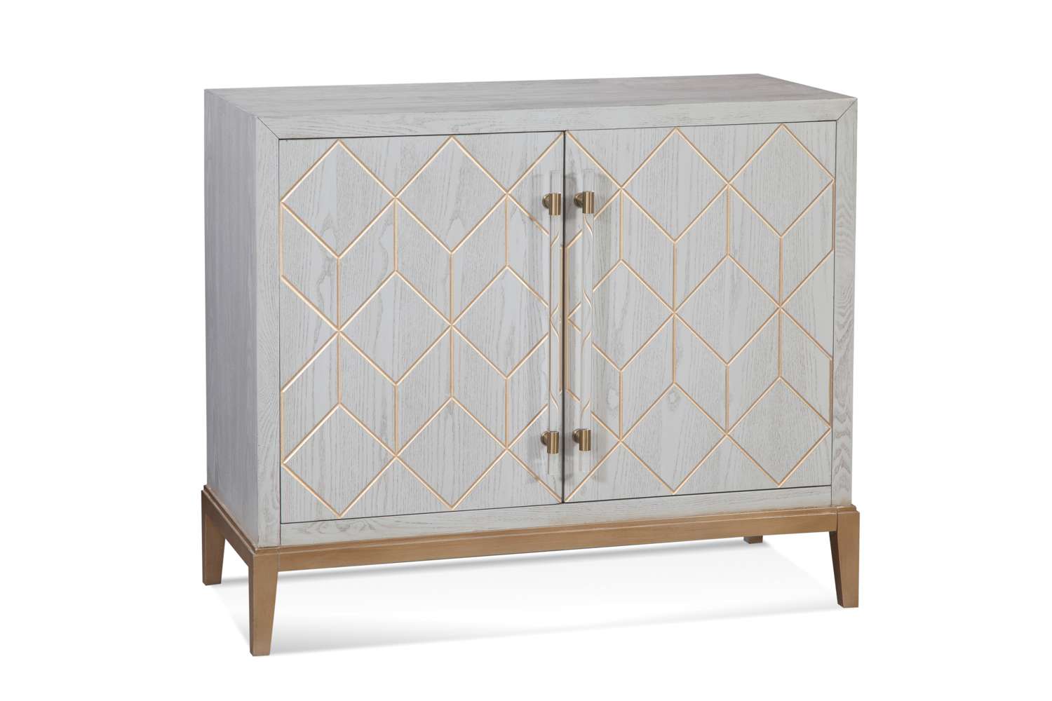 Perrine Wood Bar Cabinet - Angle