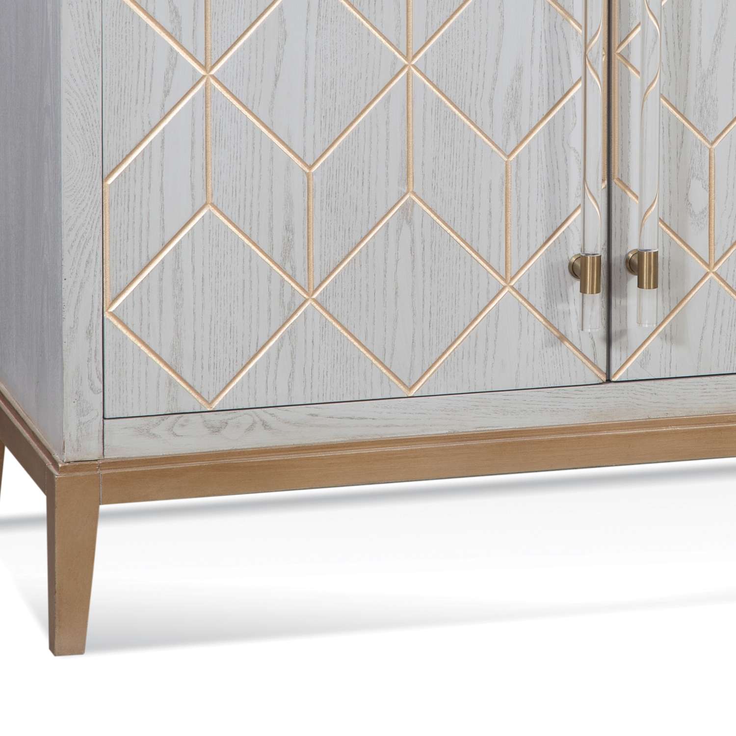 Perrine Wood Bar Cabinet - Detail