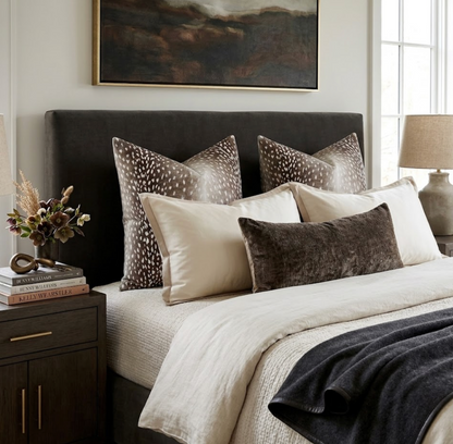 Antelope Pillow in Dark Brown