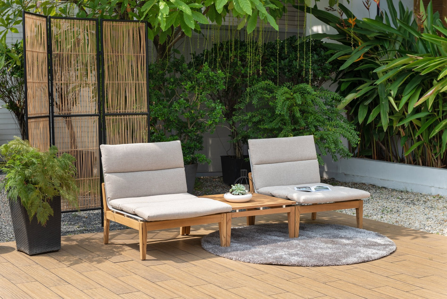 Arno 3pc Bistro Set - Light