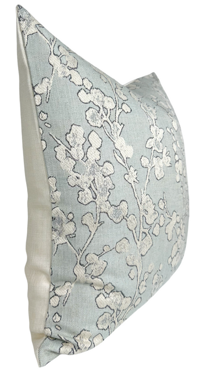 Aylin Floral Pillow in Eucalyptus