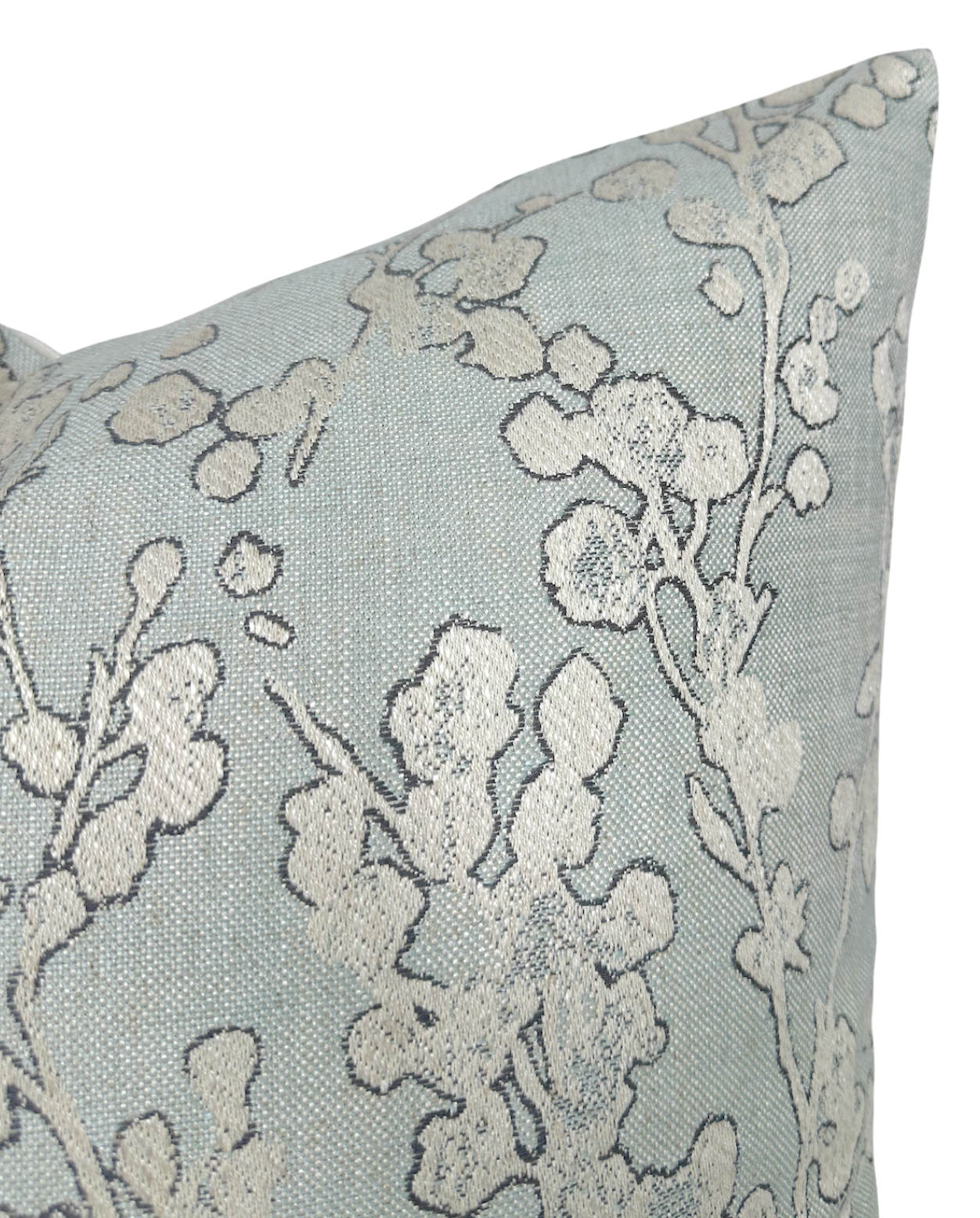 Aylin Floral Pillow in Eucalyptus